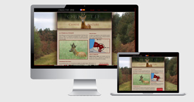 Graphisme du site Objectif Chasse Nature