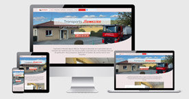 Graphisme du site de la société Sémézies